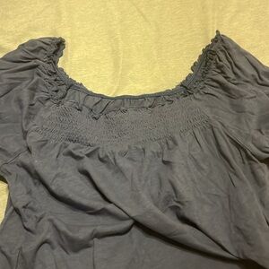 Smocked Off-Shoulder Top